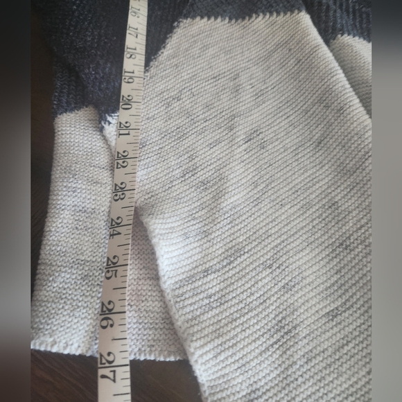 Women's Desigual Navy and Gray Open Front Cardigan Sm - Picture 7 of 7